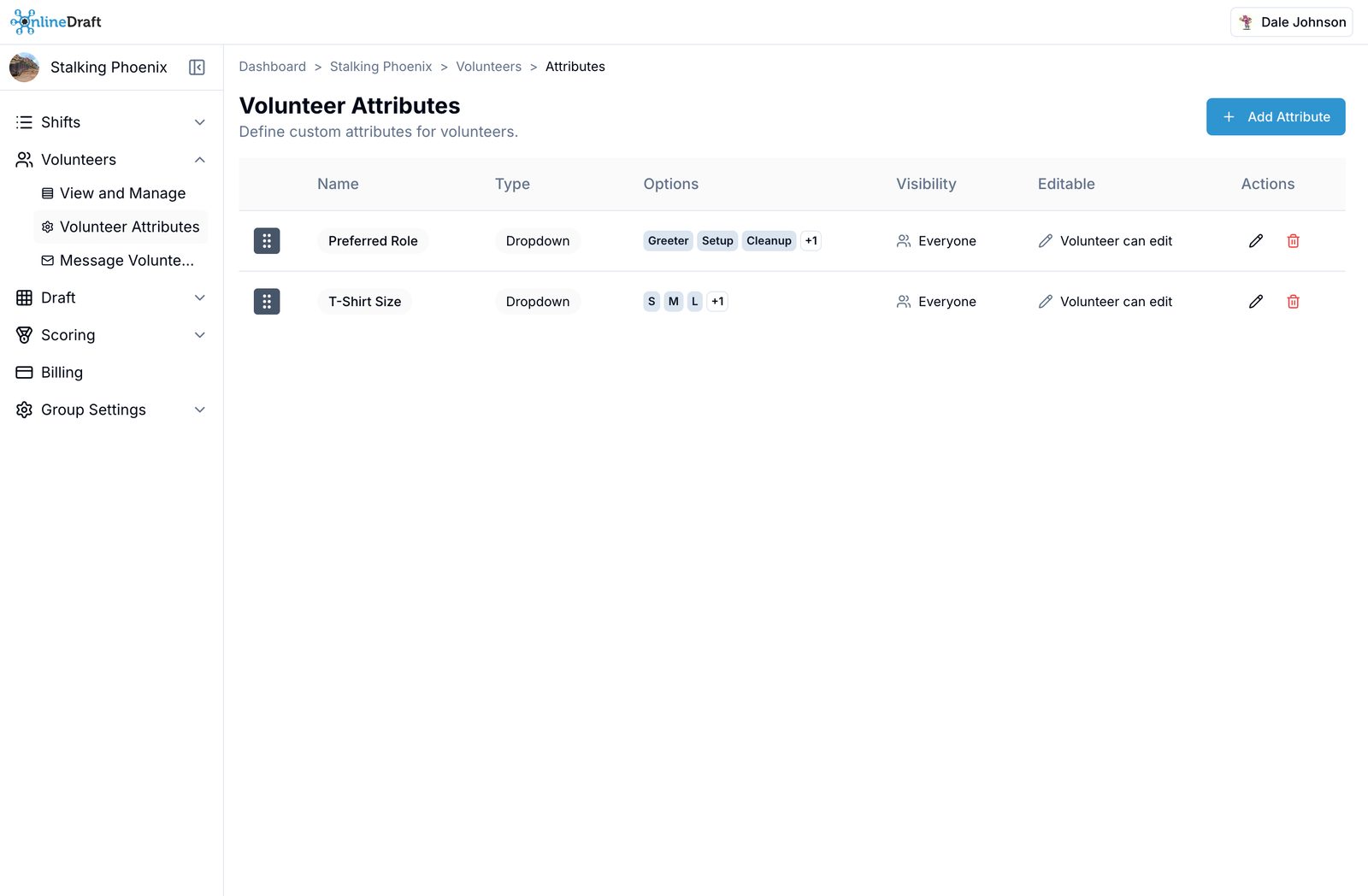 Define the custom fields you want to collect